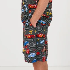Daddy & Me|Full Family Matching<Little Sleepies Men's Pajama Shorts Piston Cup