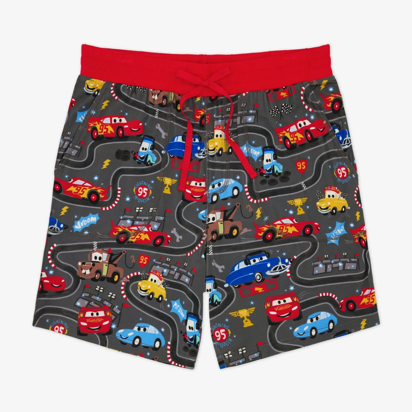 Daddy & Me|Full Family Matching<Little Sleepies Men's Pajama Shorts Piston Cup