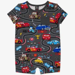 Bamboo Baby Clothes|Rompers<Little Sleepies Pocket Shorty Romper Piston Cup