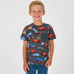 Tops & Tees|Tops & Tees<Little Sleepies Relaxed Pocket Tee Piston Cup