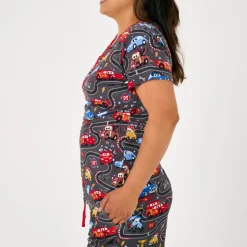 Mommy & Me|Mommy & Me<Little Sleepies Women's Pajama Shorts Piston Cup