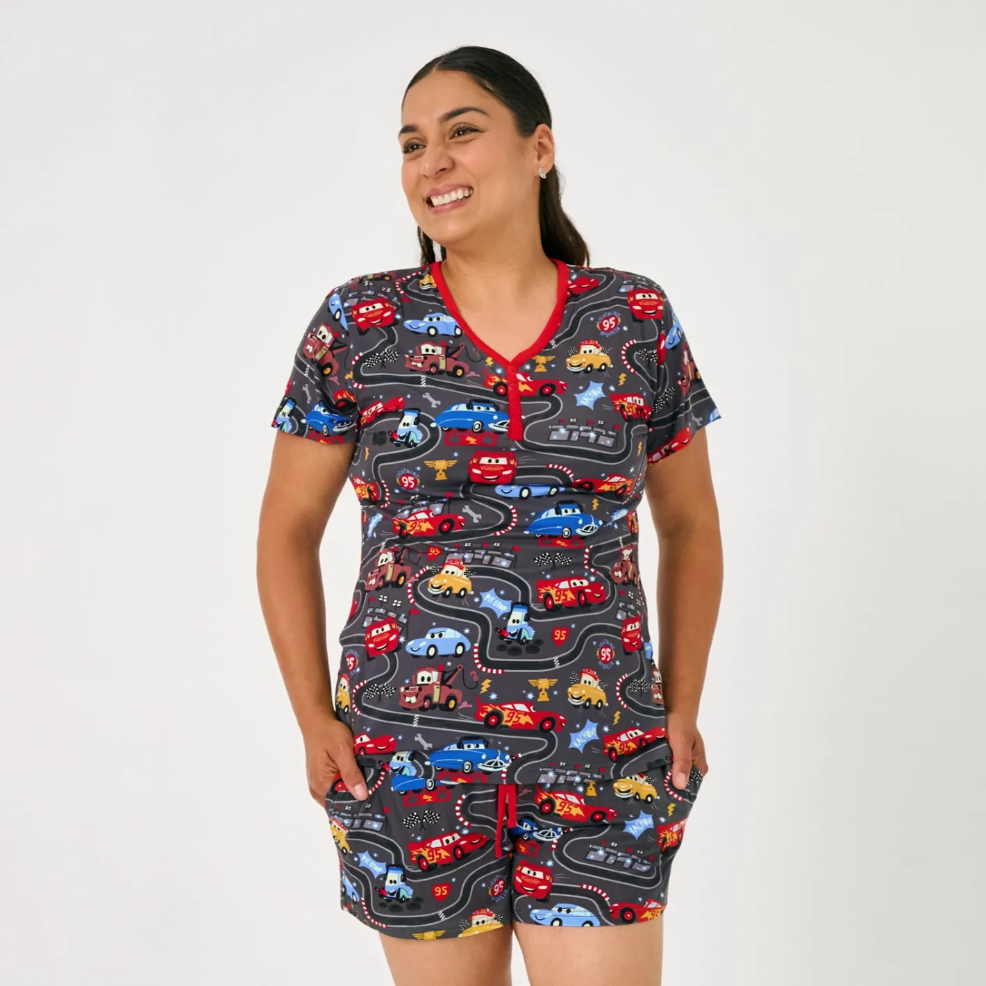 Mommy & Me|Mommy & Me<Little Sleepies Women's Short Sleeve Pajama Top Piston Cup