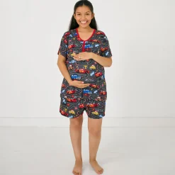 Mommy & Me|Mommy & Me<Little Sleepies Women's Short Sleeve Pajama Top Piston Cup