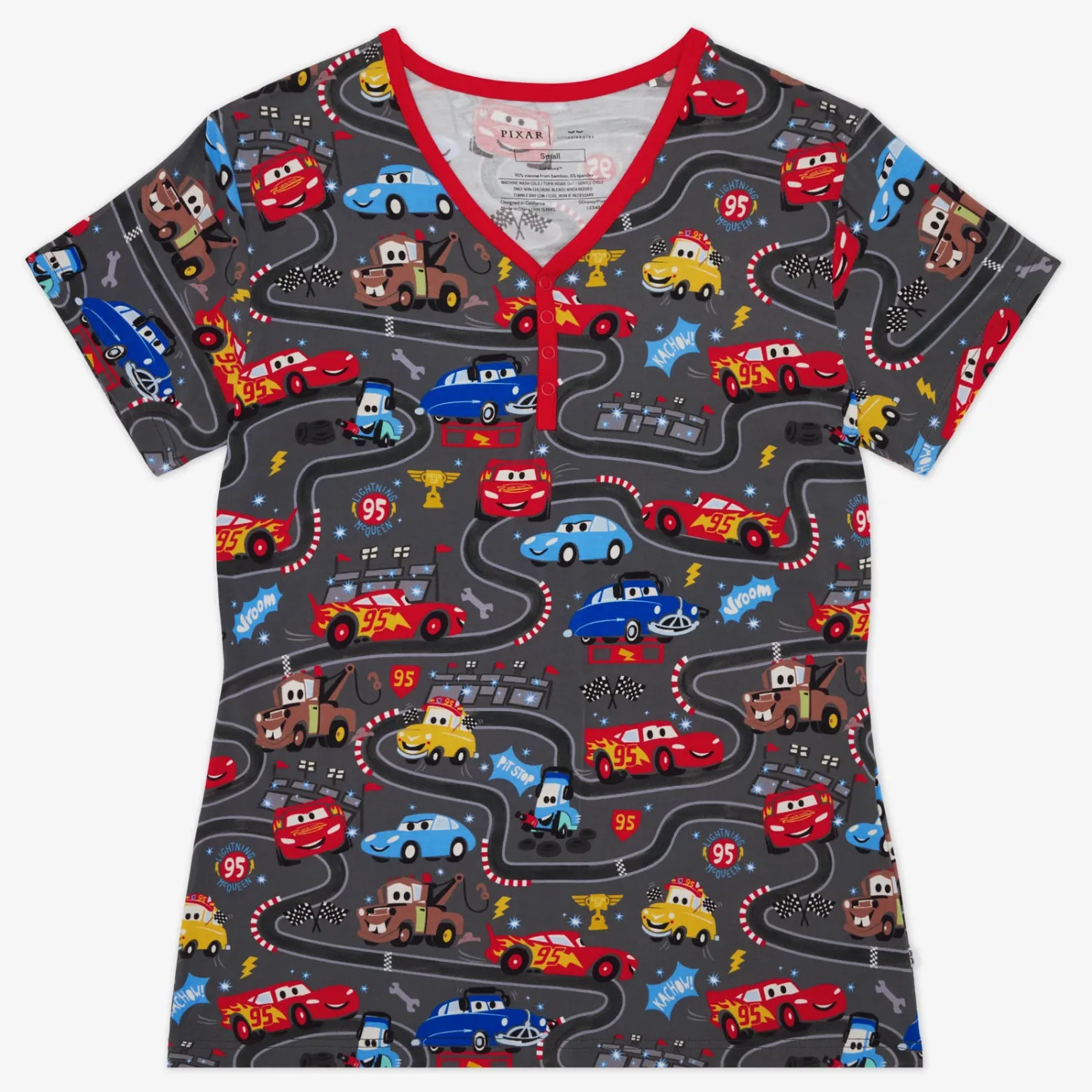 Mommy & Me|Mommy & Me<Little Sleepies Women's Short Sleeve Pajama Top Piston Cup