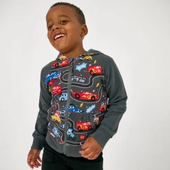 Tops & Tees|Tops & Tees<Little Sleepies Zip Hoodie Piston Cup