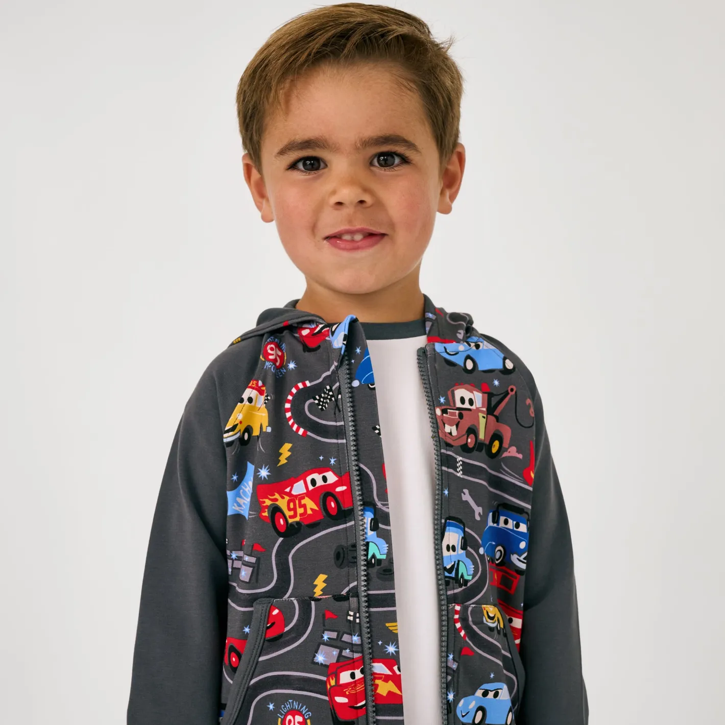 Tops & Tees|Tops & Tees<Little Sleepies Zip Hoodie Piston Cup