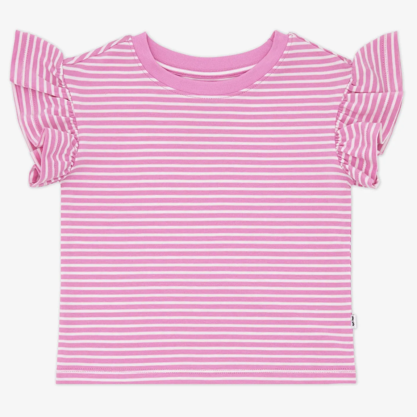 Tops & Tees|Tops & Tees<Little Sleepies Flutter Tee Pop Pink Stripes