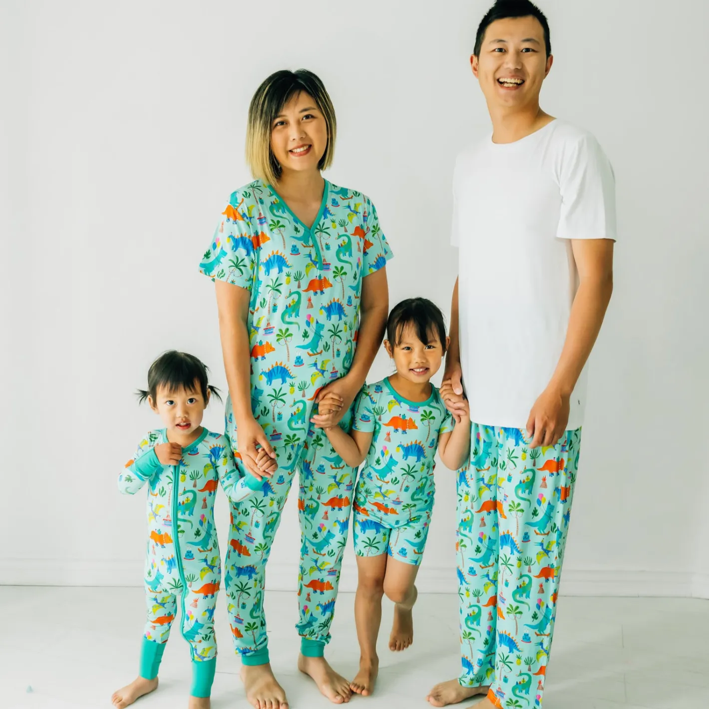 Mommy & Me|Mommy & Me<Little Sleepies Women's Short Sleeve Pajama Top Prehistoric Party