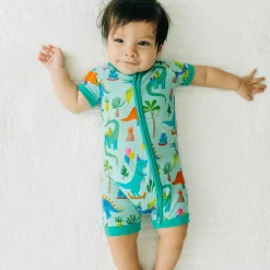 Zippies|Mommy & Me<Little Sleepies Shorty Zippy Prehistoric Party