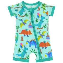 Zippies|Mommy & Me<Little Sleepies Shorty Zippy Prehistoric Party