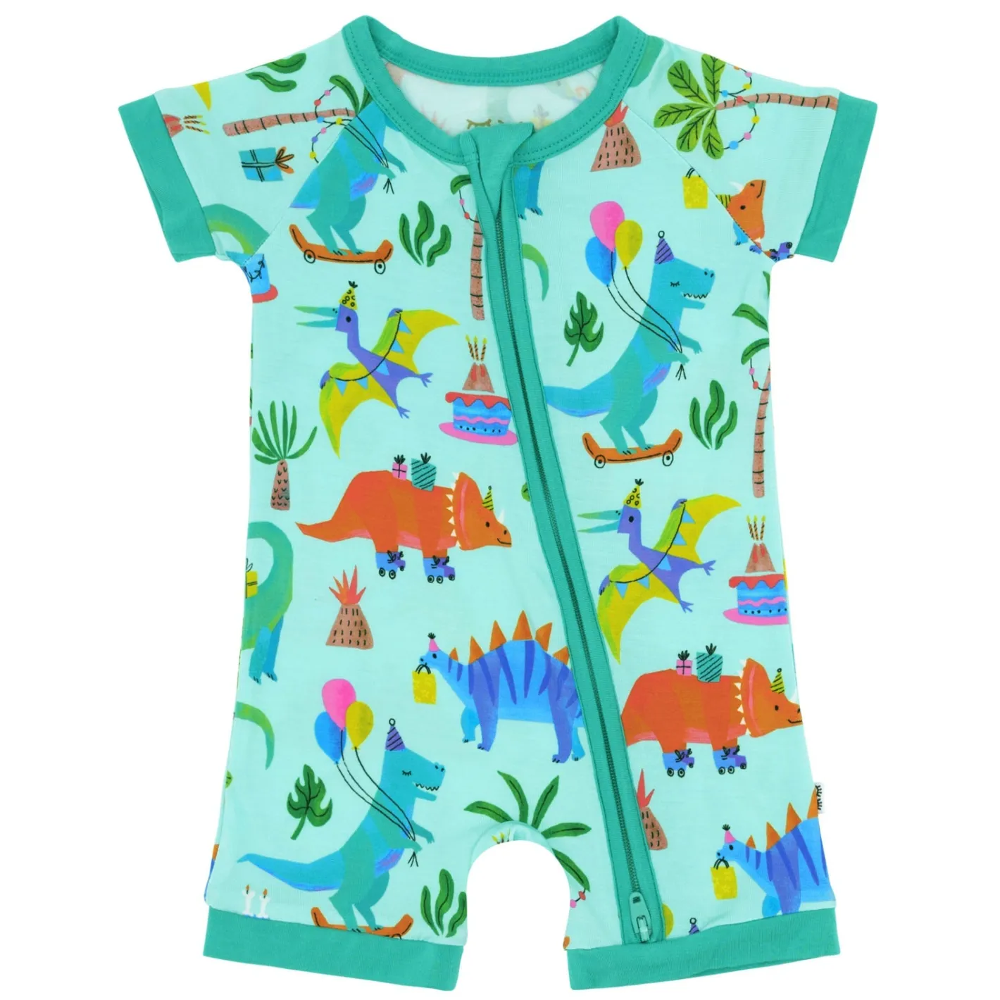Zippies|Mommy & Me<Little Sleepies Shorty Zippy Prehistoric Party