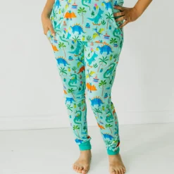 Mommy & Me|Mommy & Me<Little Sleepies Women's Pajama Pants Prehistoric Party