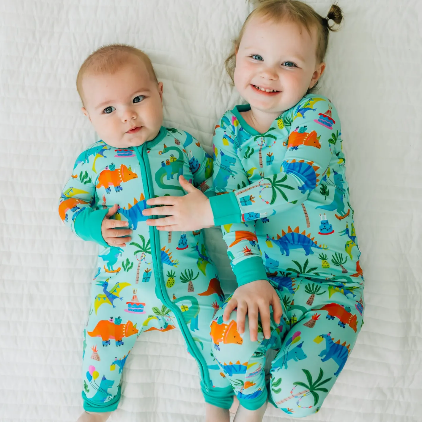 Two-Piece Pj Sets|Two-Piece Pj Sets<Little Sleepies Two-Piece Pajama Set Prehistoric Party