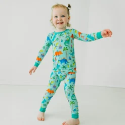 Two-Piece Pj Sets|Two-Piece Pj Sets<Little Sleepies Two-Piece Pajama Set Prehistoric Party