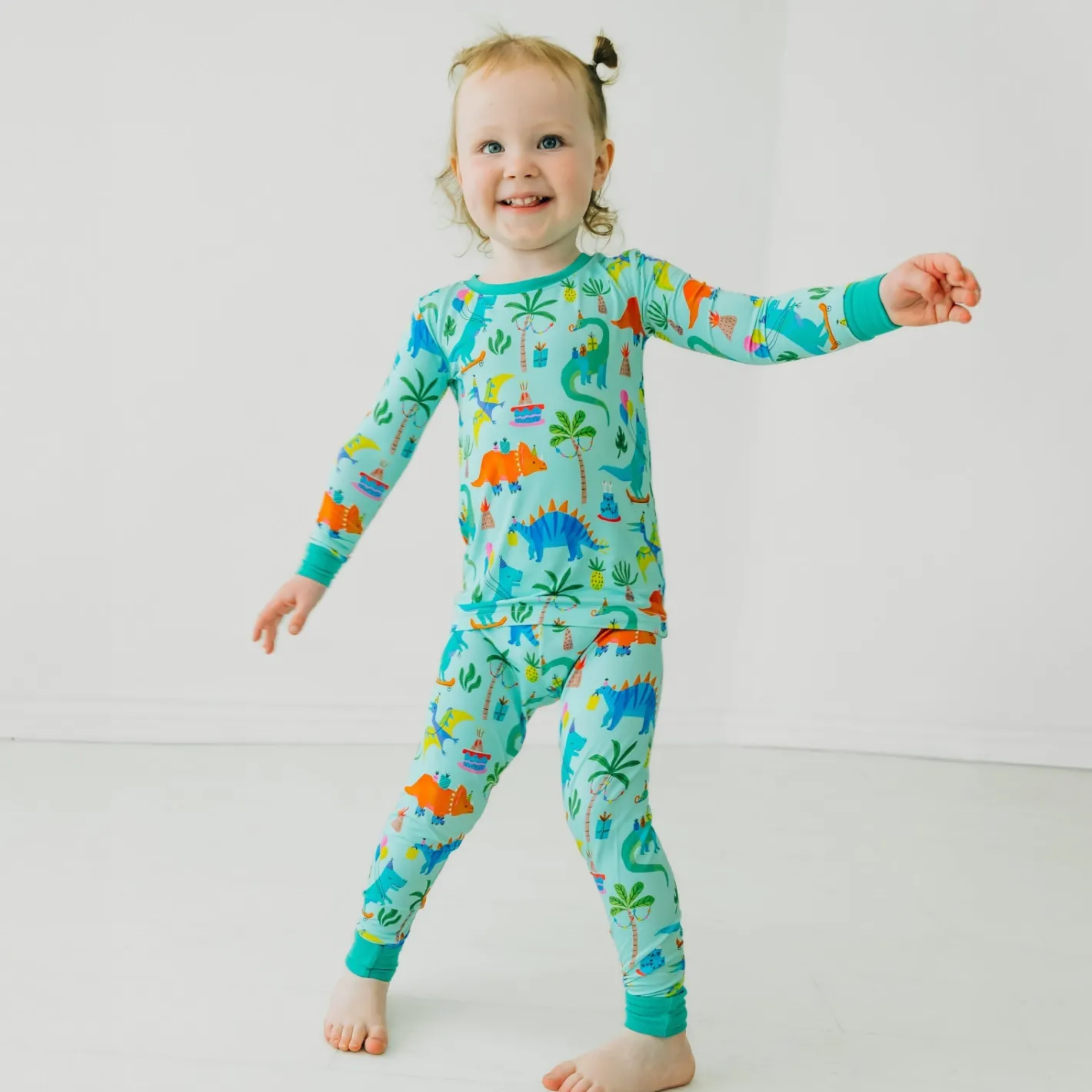 Two-Piece Pj Sets|Two-Piece Pj Sets<Little Sleepies Two-Piece Pajama Set Prehistoric Party