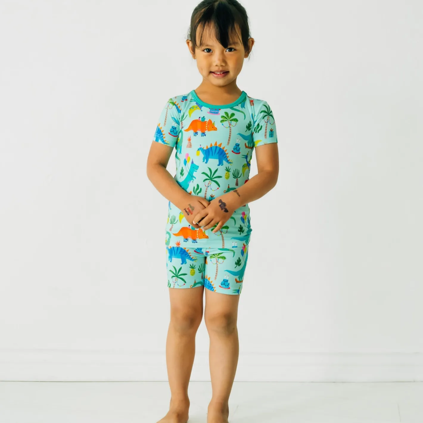 Two-Piece Pj Sets|Two-Piece Pj Sets<Little Sleepies Two-Piece Pajama Set Prehistoric Party