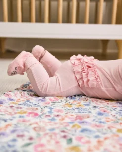 The Newborn Shop|The Newborn Shop<Little Sleepies Bear Booties Prima Pink