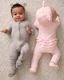 The Newborn Shop|The Newborn Shop<Little Sleepies Bear Bonnet Prima Pink