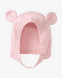 The Newborn Shop|The Newborn Shop<Little Sleepies Bear Bonnet Prima Pink