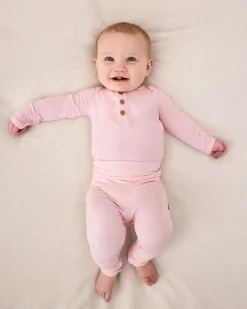 The Newborn Shop|The Newborn Shop<Little Sleepies Fold-Over Legging Prima Pink
