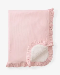 The Newborn Shop|The Newborn Shop<Little Sleepies Ribbed Ruffle Mini Cloud Blanket® Prima Pink