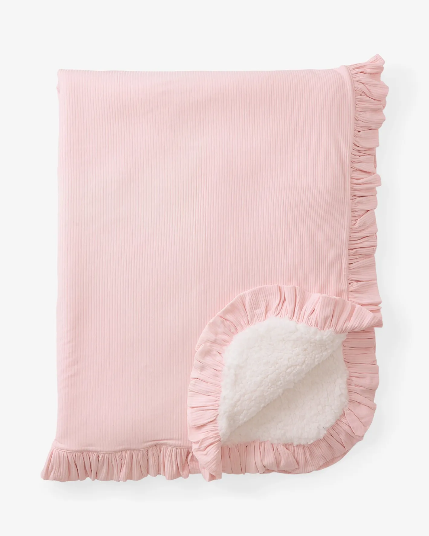 The Newborn Shop|The Newborn Shop<Little Sleepies Ribbed Ruffle Mini Cloud Blanket® Prima Pink
