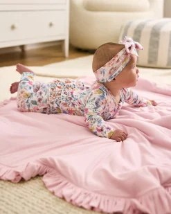 The Newborn Shop|The Newborn Shop<Little Sleepies Ribbed Ruffle Mini Cloud Blanket® Prima Pink