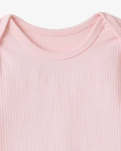 The Newborn Shop|The Newborn Shop<Little Sleepies Ribbed Infant Gown Prima Pink