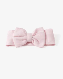 The Newborn Shop|The Newborn Shop<Little Sleepies Ribbed Luxe Bow Headband Prima Pink