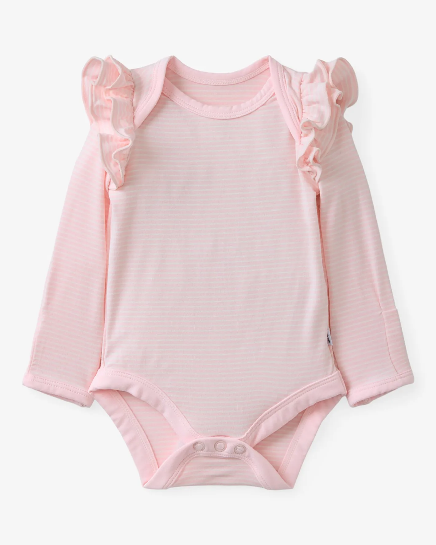 The Newborn Shop|The Newborn Shop<Little Sleepies Flutter Bodysuit Prima Pink Stripe