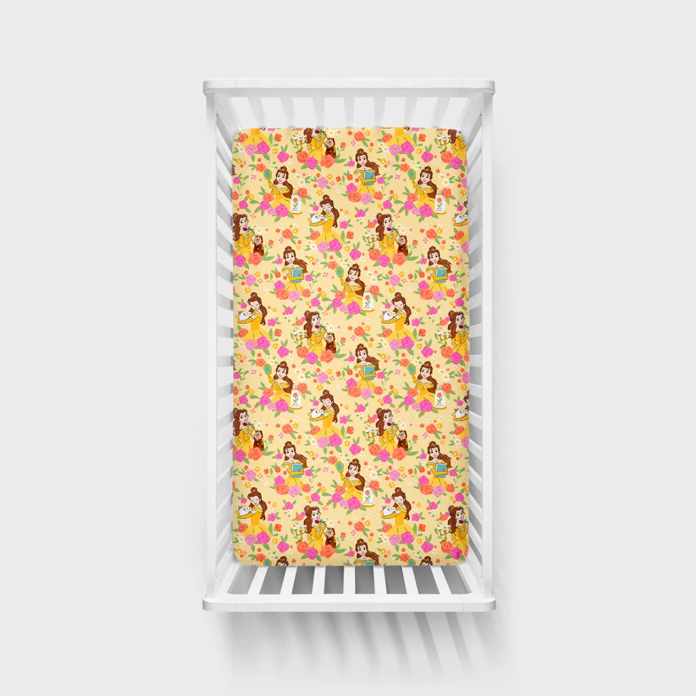 Sheets<Little Sleepies Fitted Crib Sheet Princess Belle
