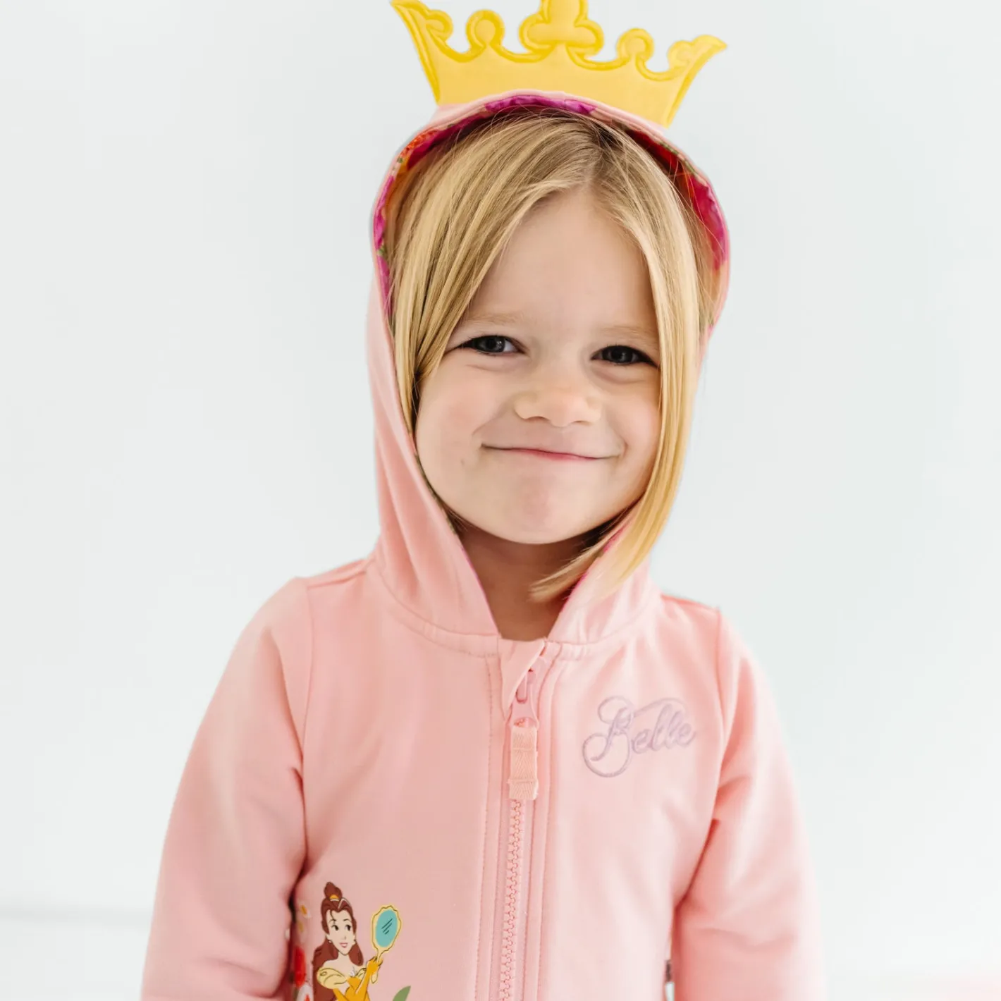 Sweaters & Hoodies|Sweaters & Hoodies<Little Sleepies Peplum Hoodie Princess Belle