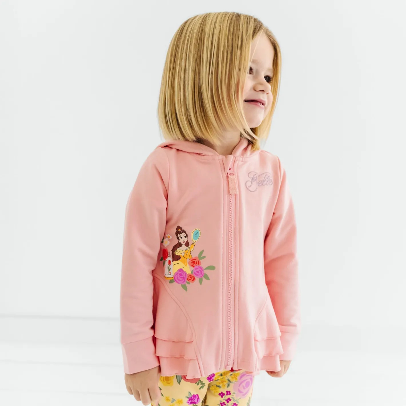 Sweaters & Hoodies|Sweaters & Hoodies<Little Sleepies Peplum Hoodie Princess Belle