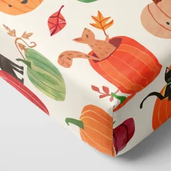 Sheets<Little Sleepies Fitted Crib Sheet Pumpkin Pals