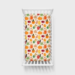 Sheets<Little Sleepies Fitted Crib Sheet Pumpkin Pals