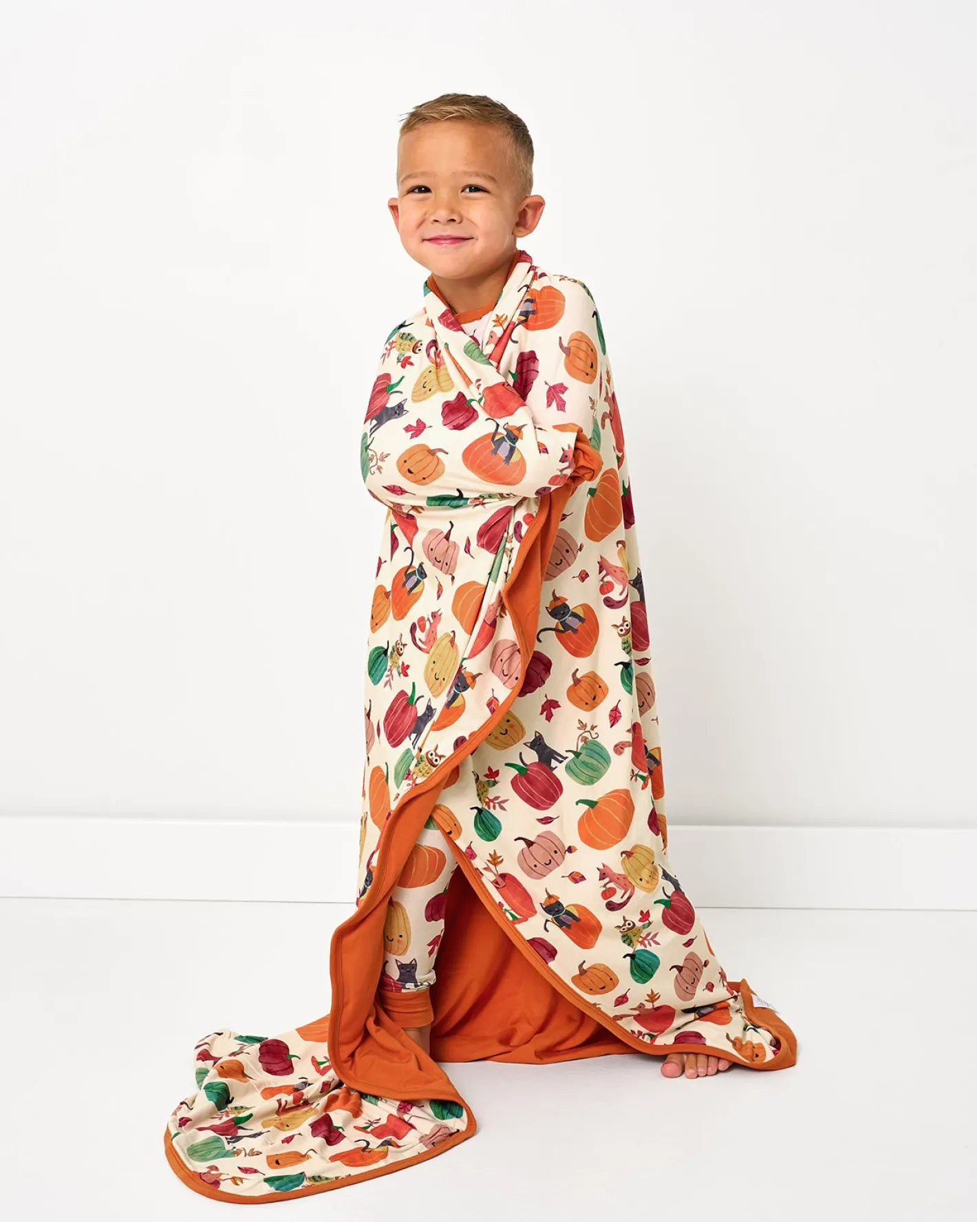 Cloud Blankets|Cloud Blankets<Little Sleepies Large Cloud Blanket® Pumpkin Pals