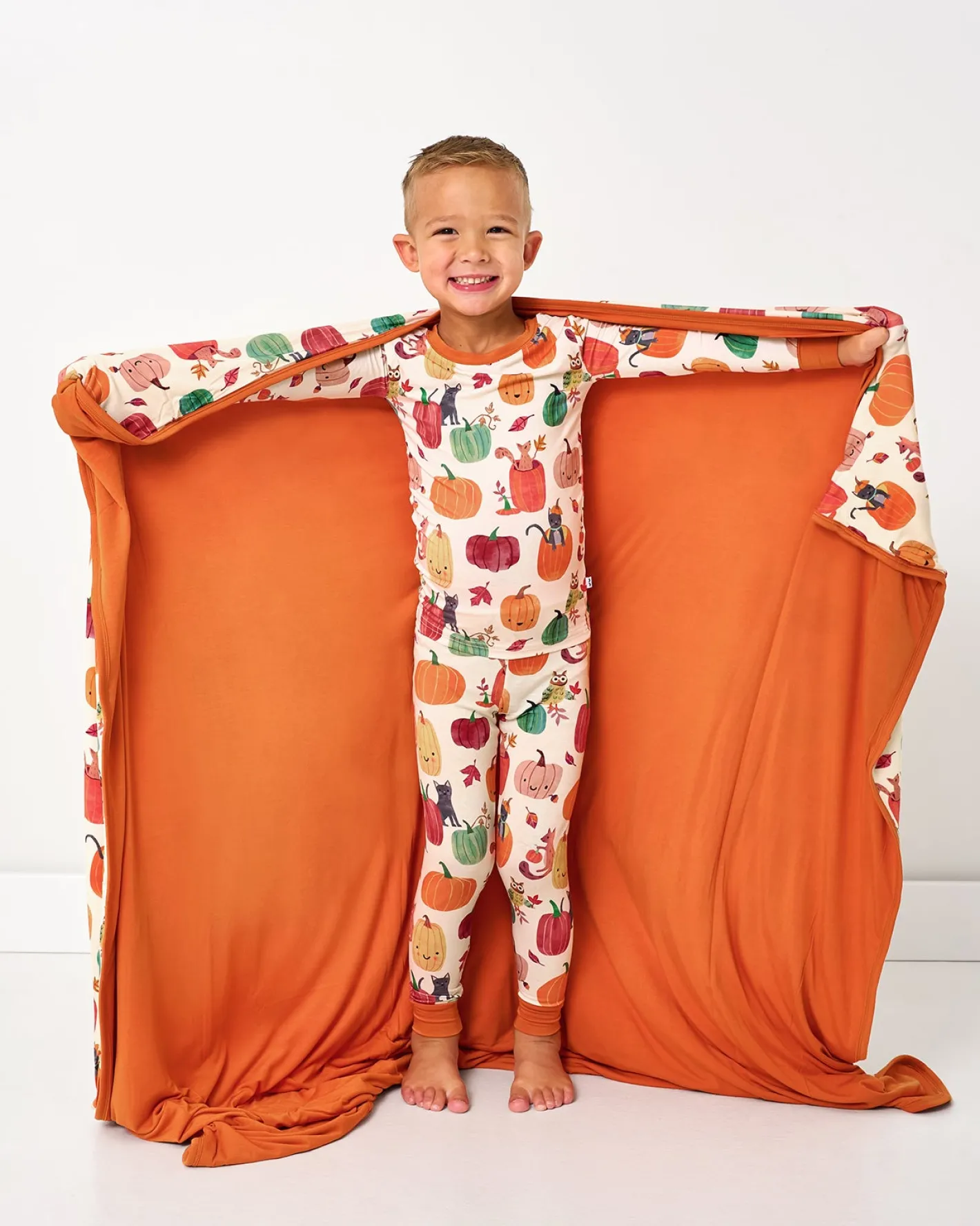 Cloud Blankets|Cloud Blankets<Little Sleepies Large Cloud Blanket® Pumpkin Pals