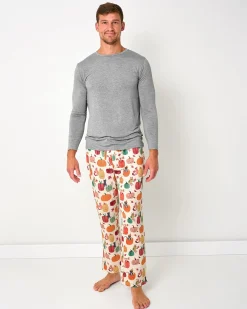 Daddy & Me|Full Family Matching<Little Sleepies Men's Pajama Pants Pumpkin Pals