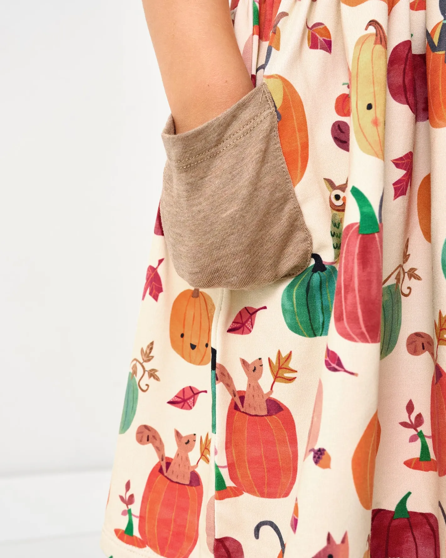 Dresses|Dresses<Little Sleepies Patch Pocket Dress Pumpkin Pals
