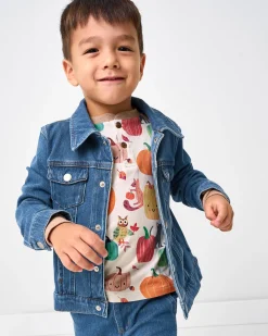 Tops & Tees|Tops & Tees<Little Sleepies Raglan Henley Tee Pumpkin Pals