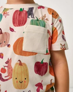 Tops & Tees|Tops & Tees<Little Sleepies Relaxed Pocket Tee Pumpkin Pals