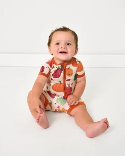 Zippies|Mommy & Me<Little Sleepies Shorty Zippy Pumpkin Pals