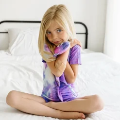 Two-Piece Pj Sets|Two-Piece Pj Sets<Little Sleepies Two-Piece Pajama Set Purple Watercolor