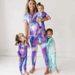 Two-Piece Pj Sets|Two-Piece Pj Sets<Little Sleepies Two-Piece Pajama Set Purple Watercolor