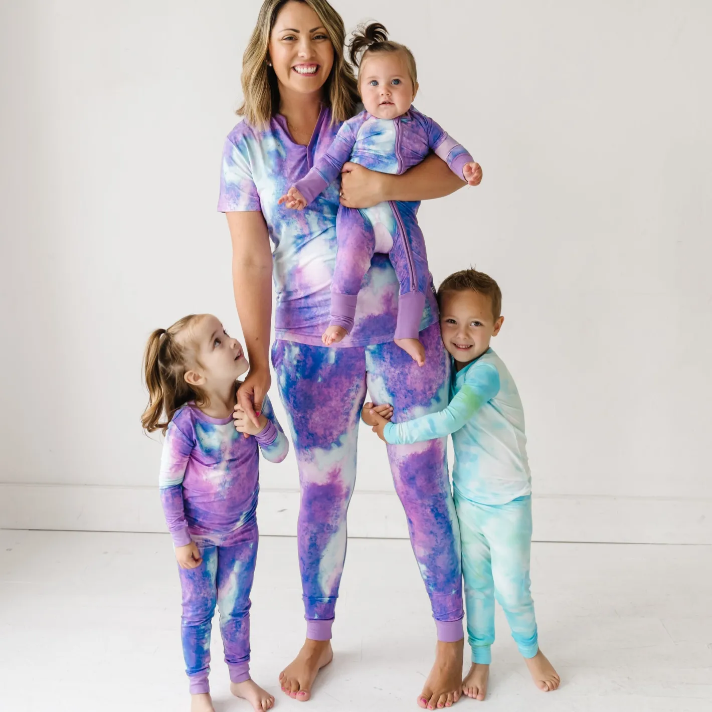 Two-Piece Pj Sets|Two-Piece Pj Sets<Little Sleepies Two-Piece Pajama Set Purple Watercolor