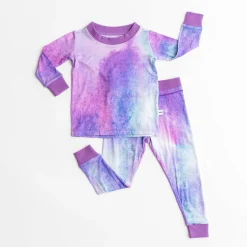 Two-Piece Pj Sets|Two-Piece Pj Sets<Little Sleepies Two-Piece Pajama Set Purple Watercolor