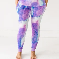 Mommy & Me|Mommy & Me<Little Sleepies Women's Pajama Pants Purple Watercolor