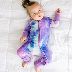 Zippies|Sibling Matching<Little Sleepies Zippy Purple Watercolor
