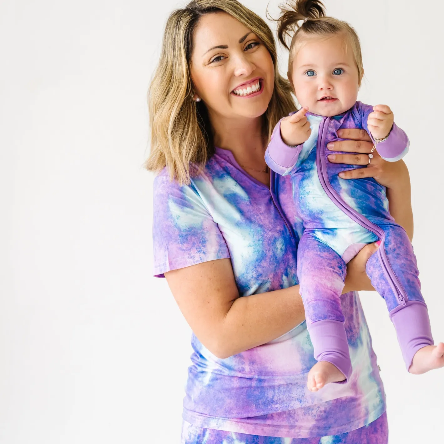 Zippies|Sibling Matching<Little Sleepies Zippy Purple Watercolor