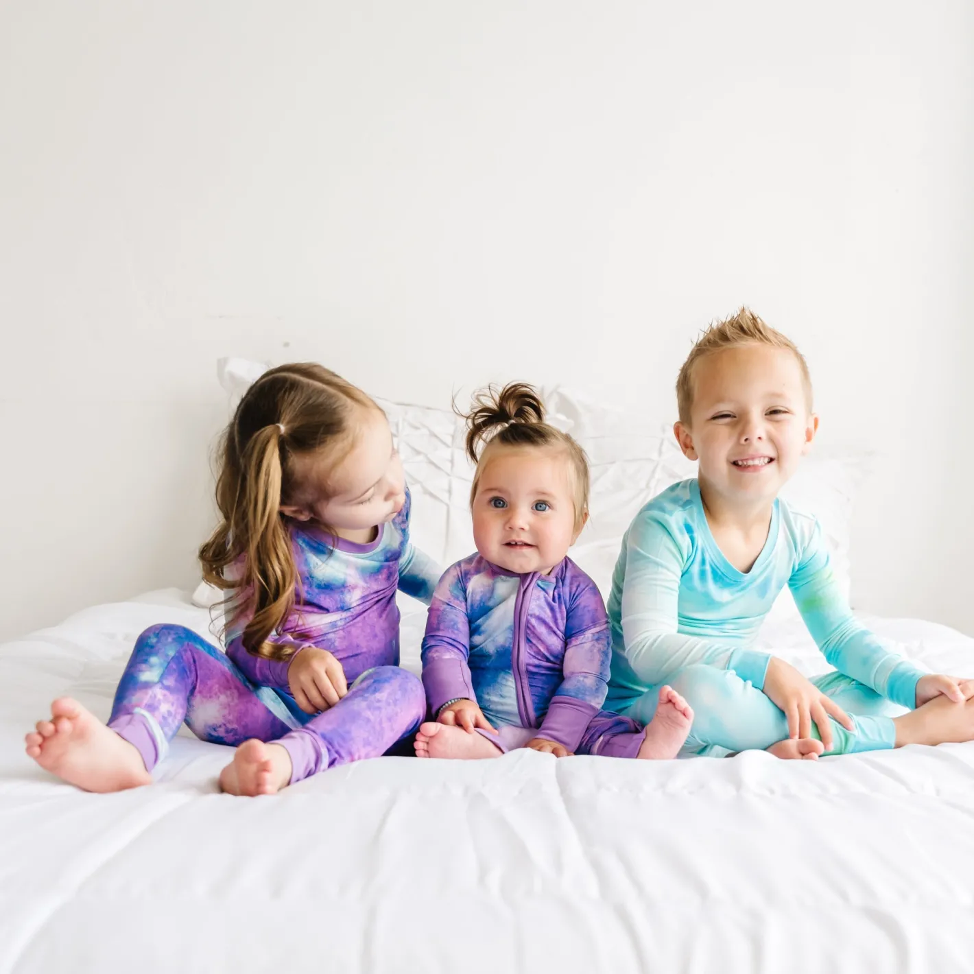 Zippies|Sibling Matching<Little Sleepies Zippy Purple Watercolor